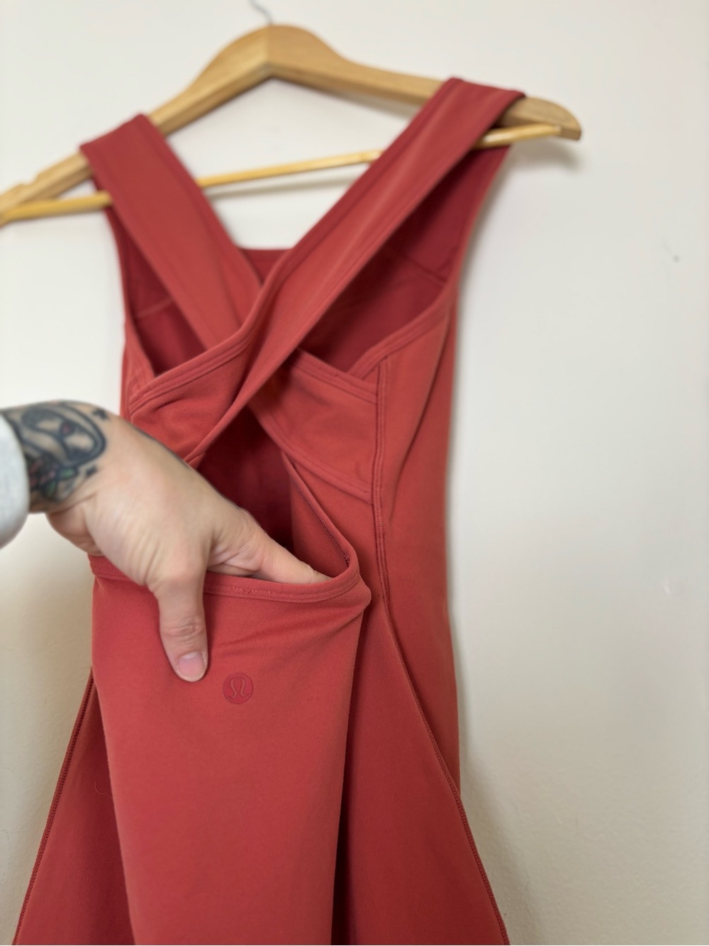 Lululemon Picnic Play Dress In Brick Rose - Picture 9 of 10